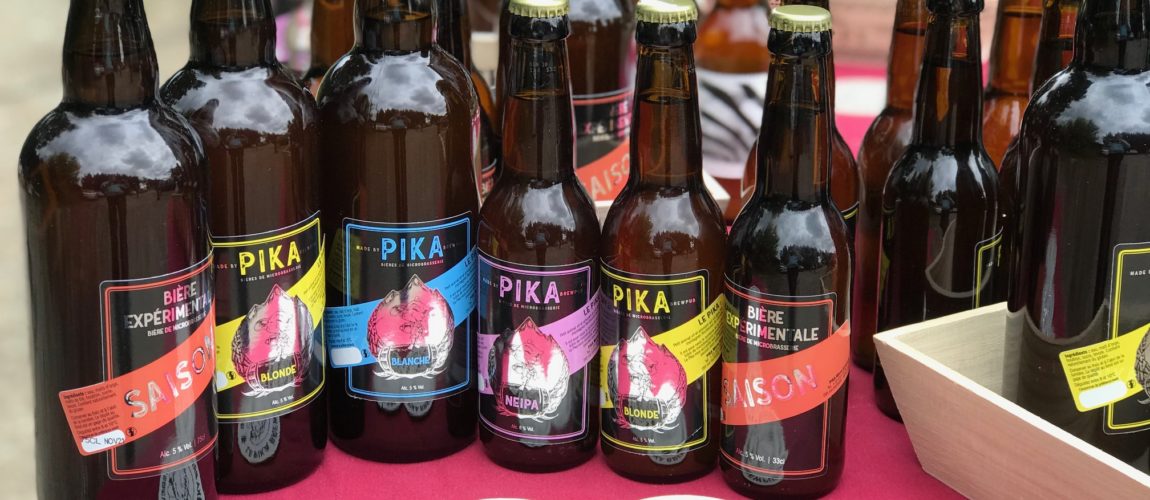 Gamme de bières bouteilles du Pika